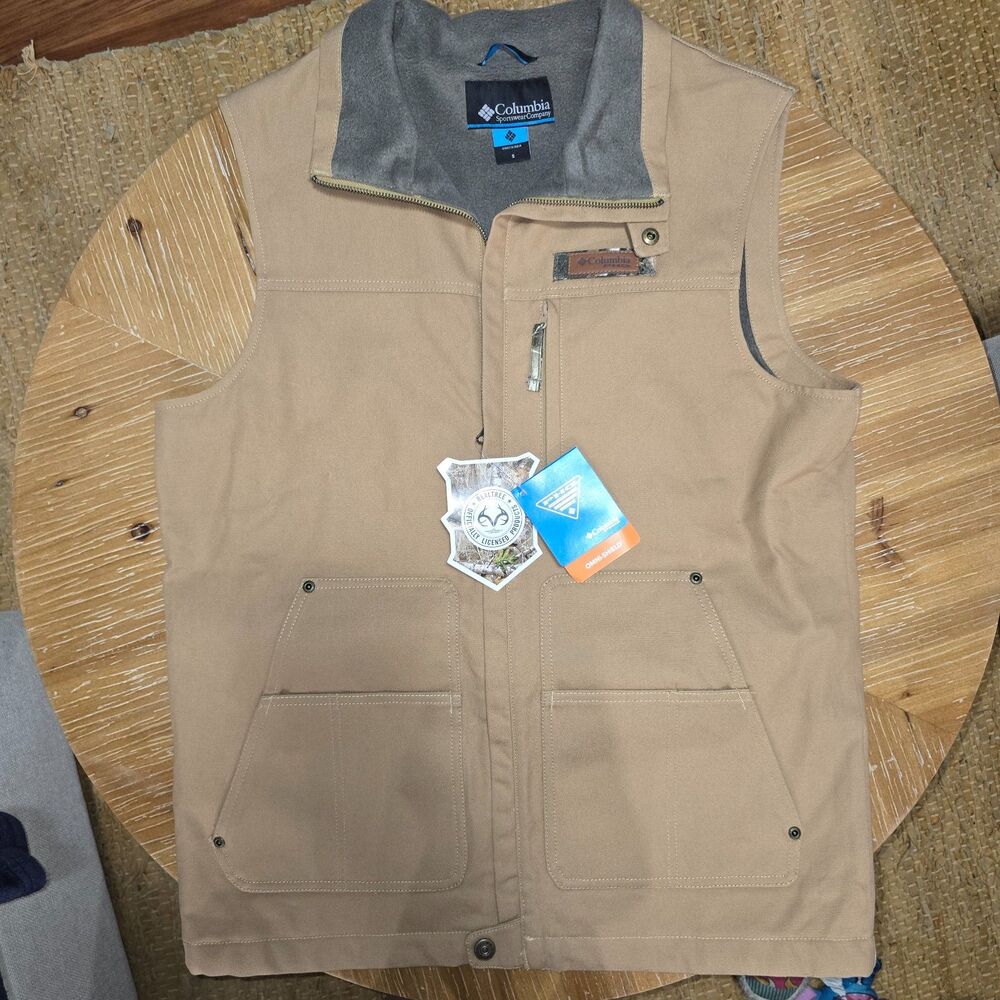 Columbia Men's performance Hunting gear vest Small 0629